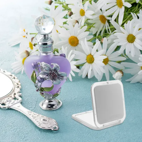 Espejo De Mano Plegable Para Mujer, Portátil, Para Exterior