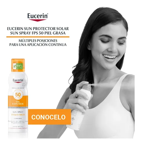 Eucerin Protector Solar Spray Toque Seco Fps 50 X 200ml