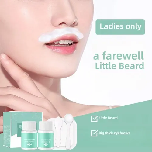 Kit Decolorante Facial,aclara Vello Y Cejas,crema Hidratante