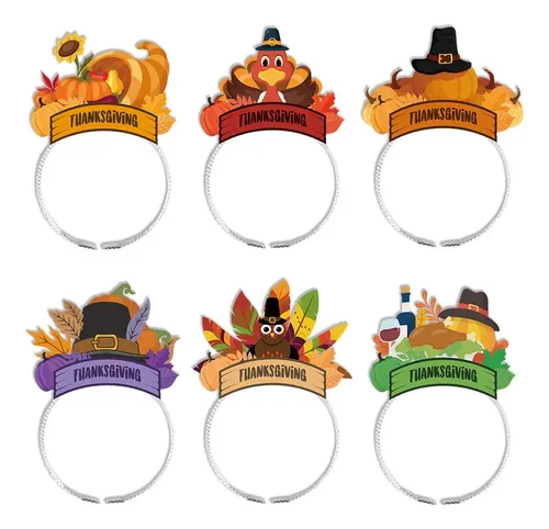 6 Piezas De Accesorios Para Diademas Para Fiesta De Acción D