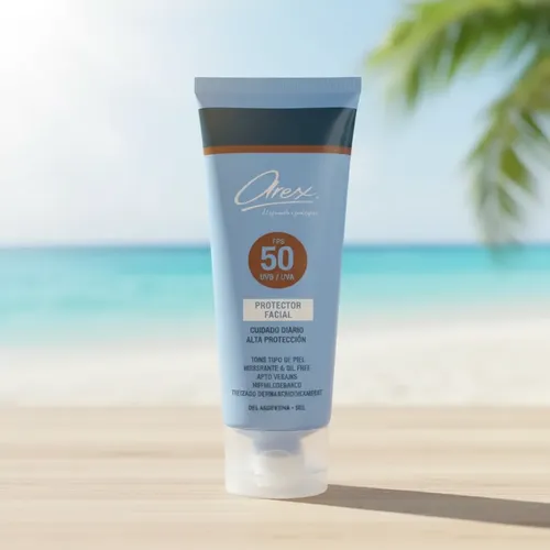 Protector Solar Facial Arex Fps 50 Piel Sensible 50g