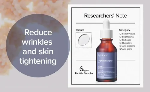 Mary & May Sérum 30ml 6 Péptidos Antienvejecimiento Hidratante Facial