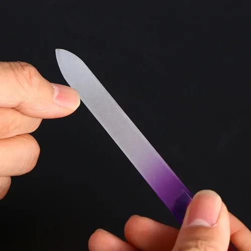 5 Limas De Cristal Para Uñas, Manicura Y Pedicura De Uñas .