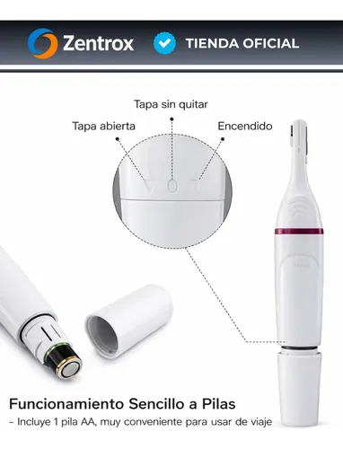 Depiladora Afeitadora Mujer 5 En 1 Facial Corporal Sin Dolor