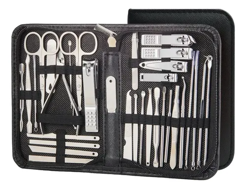 Set 32 Piezas Herramientas Manicura Y Pedicura