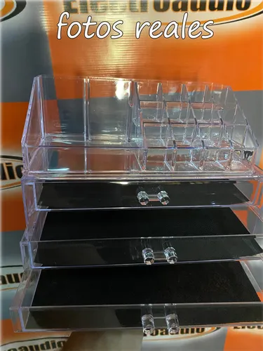 Organizador Maquillaje Cosméticos Acrilico Cajón X 3
