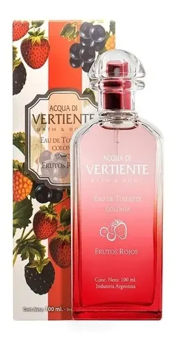 Perfume Acqua Di Vertiente Frutos Rojos Mujer 100ml Argentina