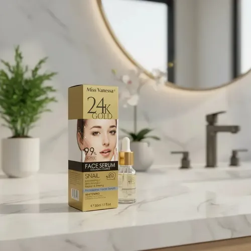 Serum Facial 24k Gold Iluminador Inspirado En Estilo Coreano Todo Tipo De Piel Día/noche