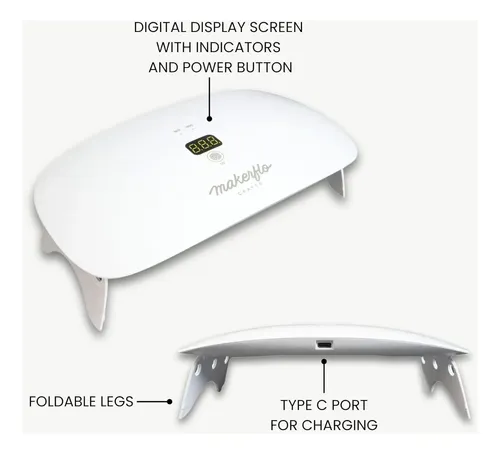 Lámpara Uv 36w Para Resina Con Temporizador Y Usb C