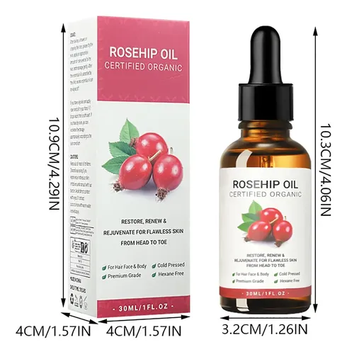 Aceite Rosa Mosqueta Hidratante Piel Rostro Cara 30ml