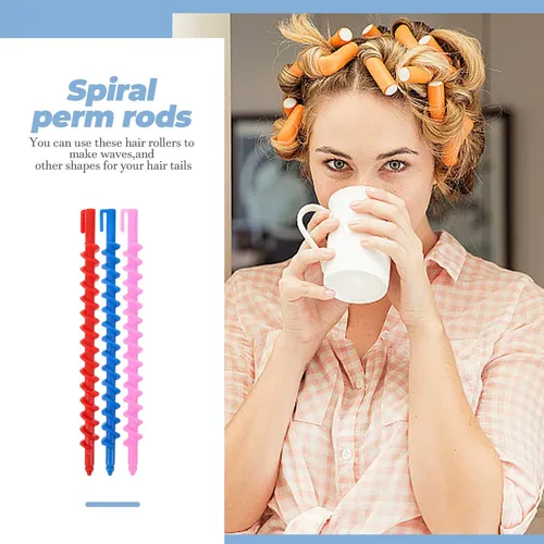 Rodillos De Pelo Ondulados, 20 Unidades, Varilla Permanente,