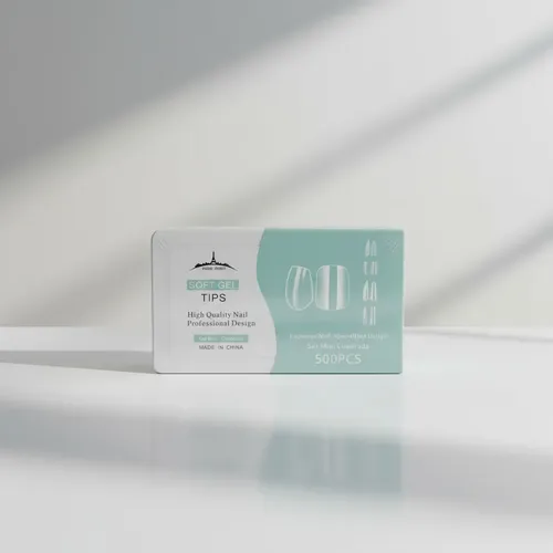 Tips Uñas Paris Night Mini Cuadradas.