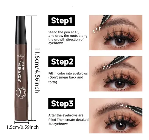 Airyi Lápiz Delineador Cejas Microblanding