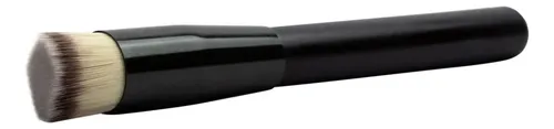 Brocha para Maquillaje Iko Shop Negra Sintética Plana 12 Unidades