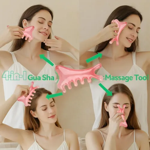 Masajeador Facial 4 En 1 Contorno V Lift Antiedad