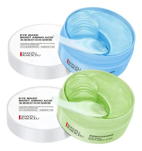 Qiao60 Parches Hydrogel Ojos Colágeno Hidratante Mejora Las
