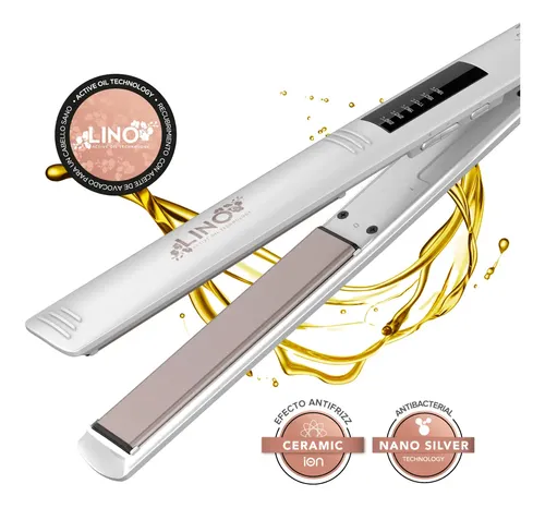 Planchita De Pelo Gama Elegance Essential Oils Lino Led