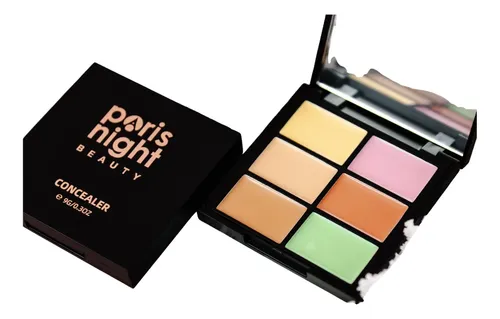Paleta Corrector De Imperfecciones Paris Night 6 Tonos