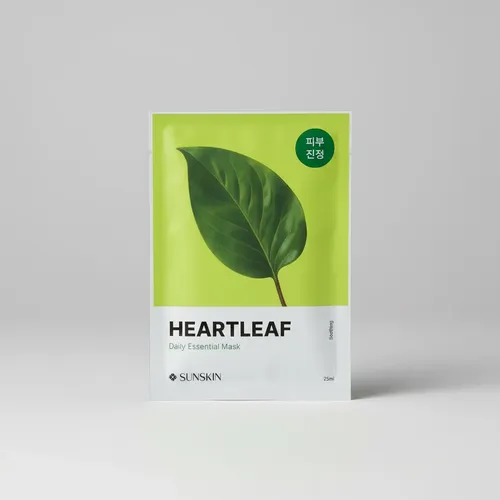 Mascarilla Coreana Calmante Hoja De Corazón Sunskin X1