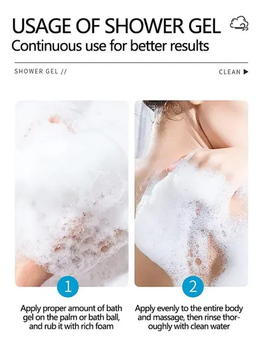 P/j Jabón Corporal De Leche De Cabra Gel De Ducha Exfoliante