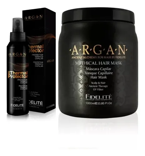 Máscara Fidelité Mythical Argán Nutrición 1kg + Protector