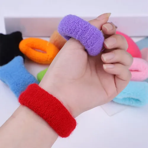 12 Cintas Para El Pelo Scrunchies Korea, Lado Ancho, 1,57 Pu