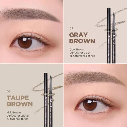 Lápiz Cejas Lilybyred Skinny Mes Brow 1,5 Mm 04 Gray Brown
