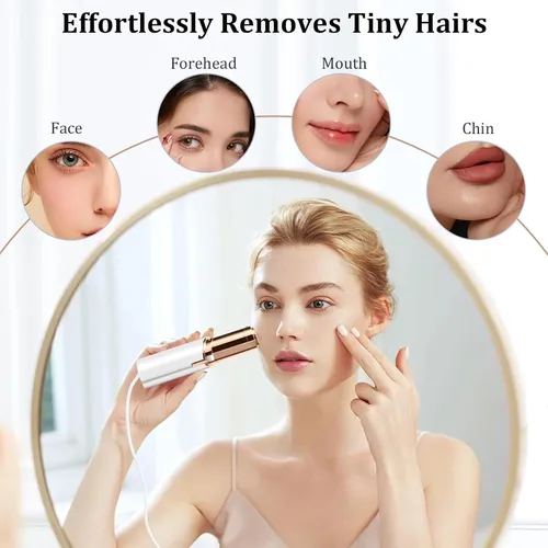 Depiladora Eléctrica Recargable Mujer Facial Painless