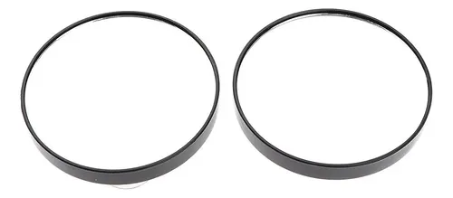 2 Unids Espejos De Ventosa Espejo Para Mujer Negro