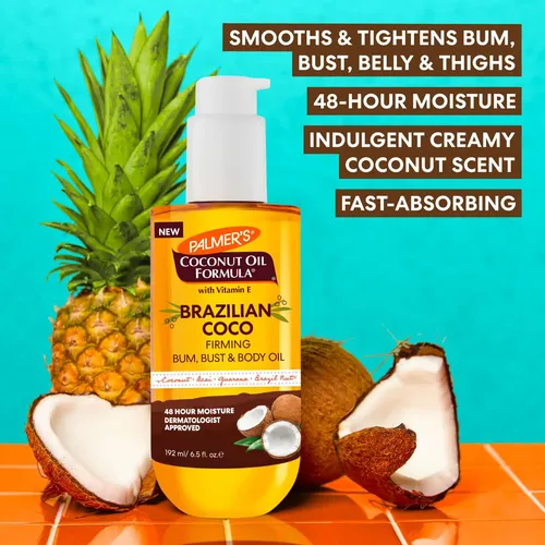 Manteca Y Aceite Reafirmante De Coco Brasileño Skin Care Duo