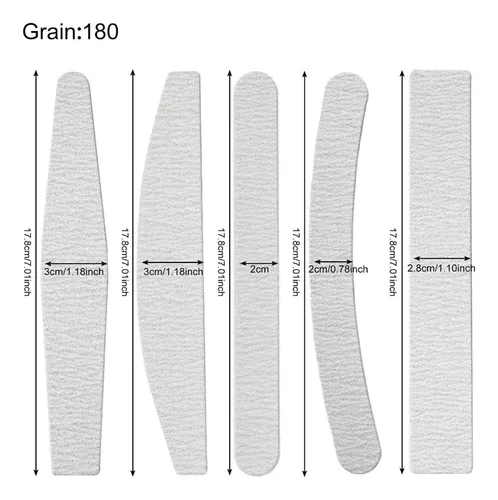 6 Pieces Nail File Set For Professional And Personal