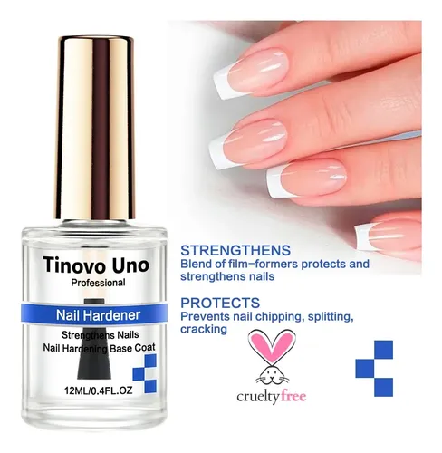 Endurecedor De Uñas Tinovo Uno De 12 Ml, Fórmula Avanzada Y