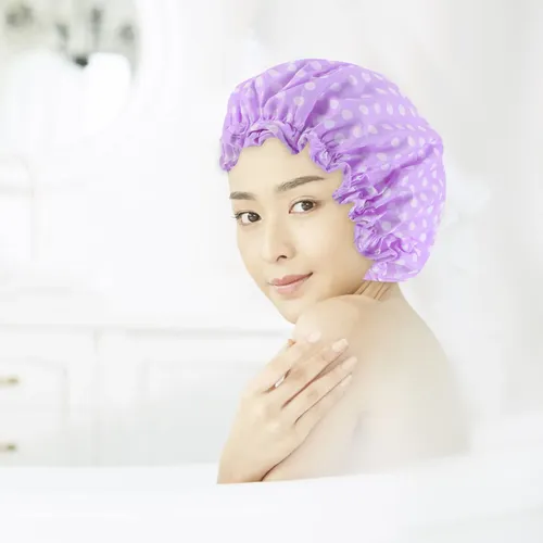 Gorros De Ducha Impermeables, 2 Unidades, Gorros De Baño Par