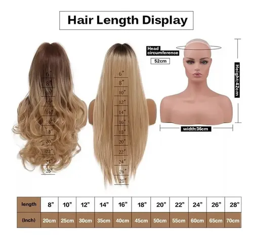 Pelucas De Cabello Sintético Rubio Ombré Para Mujeres -///