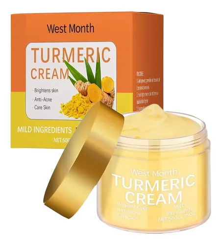 Crema Facial Hidratante Iluminadora Con Cúrcuma