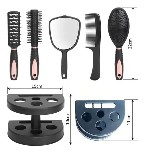 Set De Peines Para Peluquería De Peluquería, 5 Unidades