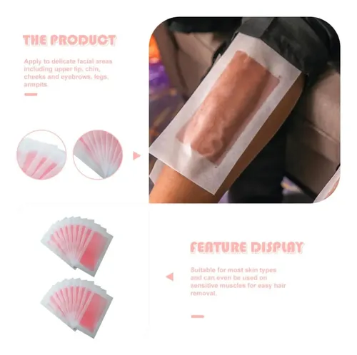 Bandas Depilatorias Para El Cuerpo Y El Rostro,20 Piezas,