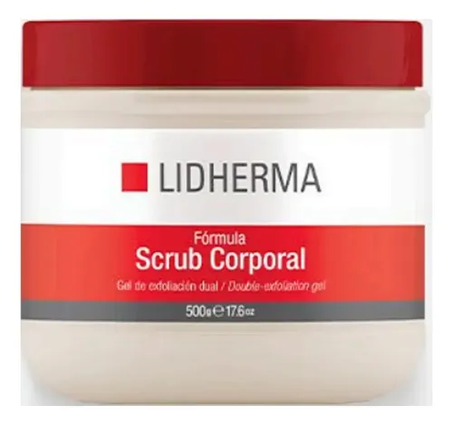 Fórmula Scrub Corporal Gel De Exfoliación Dual Lidherma Fragancia Neutra