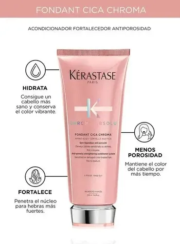 Combo Kerastase Chroma Absolu Cuidado Brillo Rutina Premium