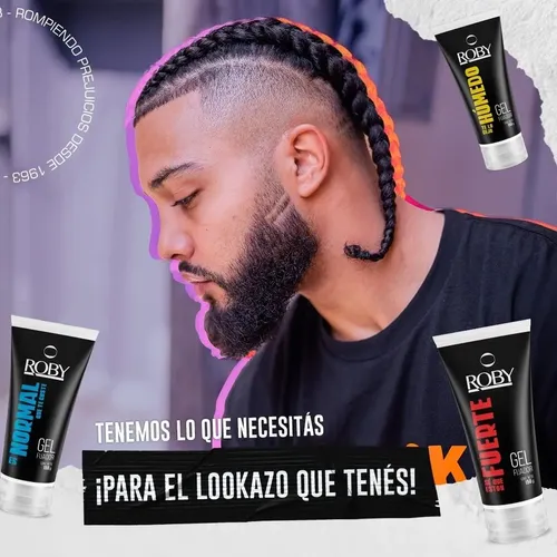 Roby Gel De Fijación Normal Efecto Natural 150g