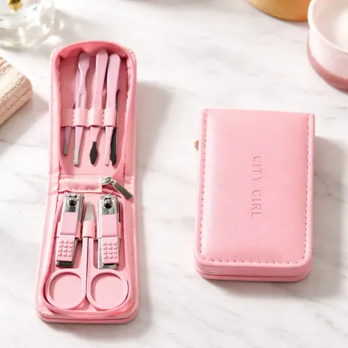 Kit De Herramientas De Manicura X 7 Pcs City Girl