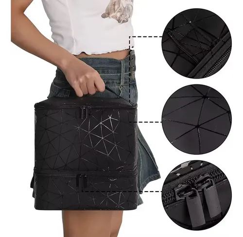 Bolso Para Manicura Estuche Organizador De 30 Esmaltes
