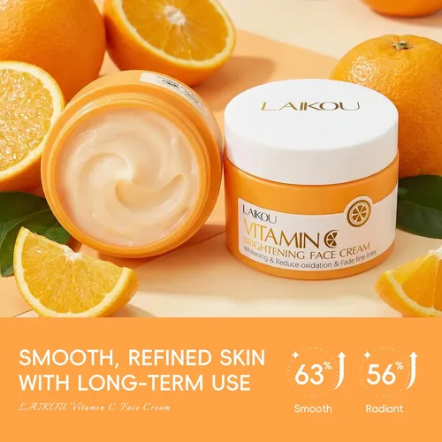 Set Facial Laikou Vitamina C Sérum Y Crema Hidratante Normal Día/noche