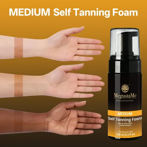 Autobronceador Megustame, 150 Ml, Tamaño Medio, Sin Fraganci