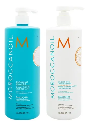 Moroccanoil Smooth Antifrizz Shampoo + Acondicionador 1l 3c