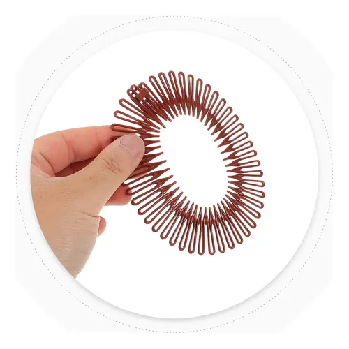 12 Peines Elásticos Para El Cabello: Máquina Para Hacer Moño