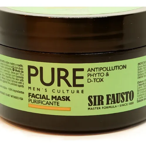 Sir Fausto Pure Máscara Facial Purificante Detox X 100ml