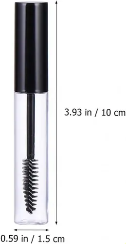 9 Botellas Vacías De 10 Ml Para Tubo De Rímel Rellenable Bri