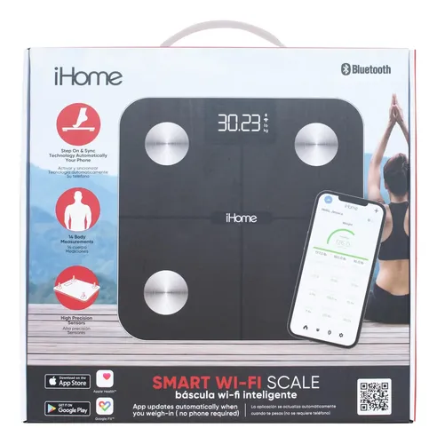 Ihome Báscula Inteligente Digital Wifi Para Peso