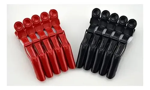 10 Clips De Cocodrilo Antideslizantes Adecco Para Cabello